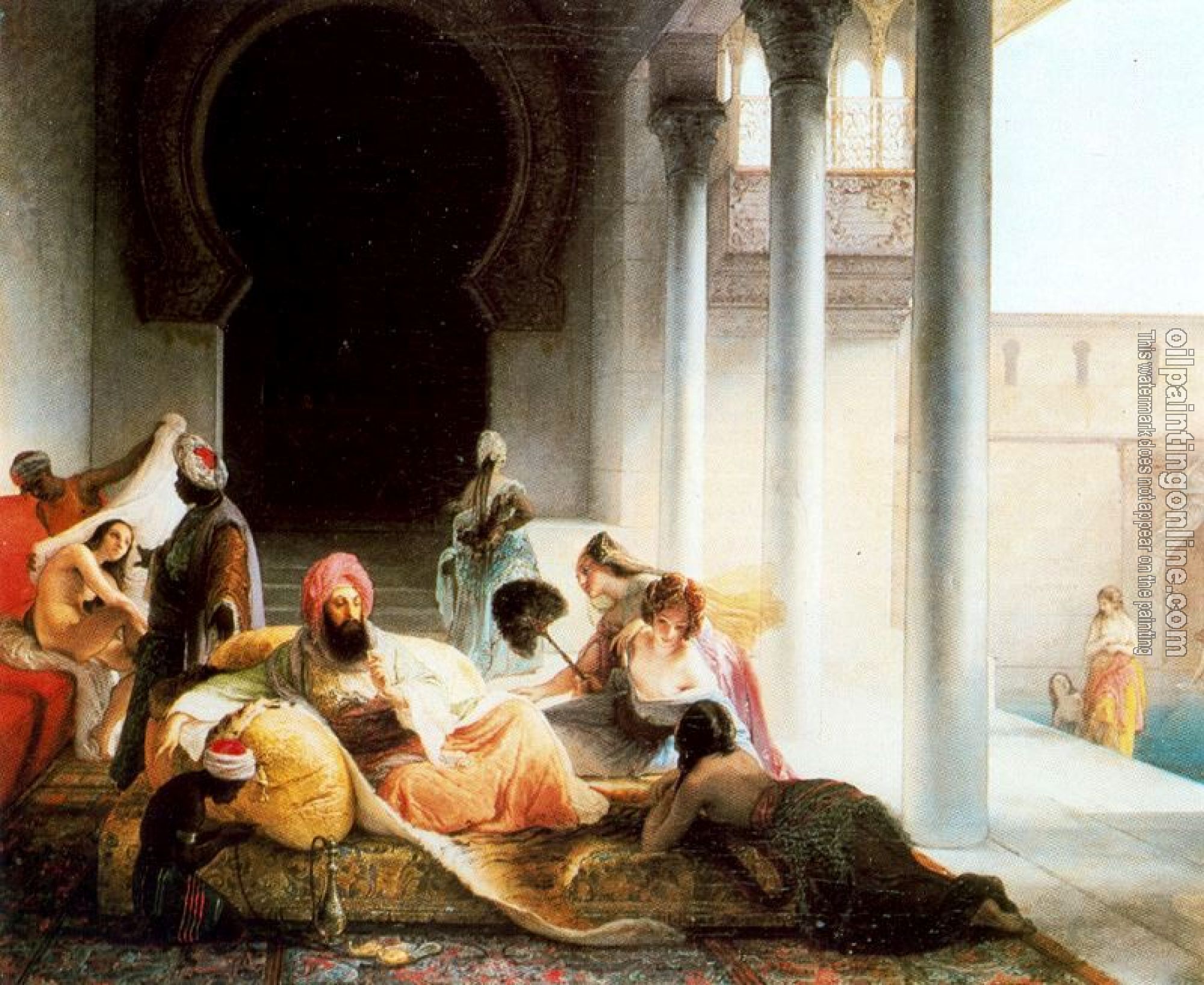 Francesco Hayez - Inside the Harem